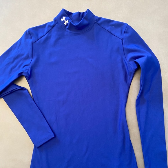 Under Armour Tops - Under Armour Royal Blue Long Sleeve Workout Top